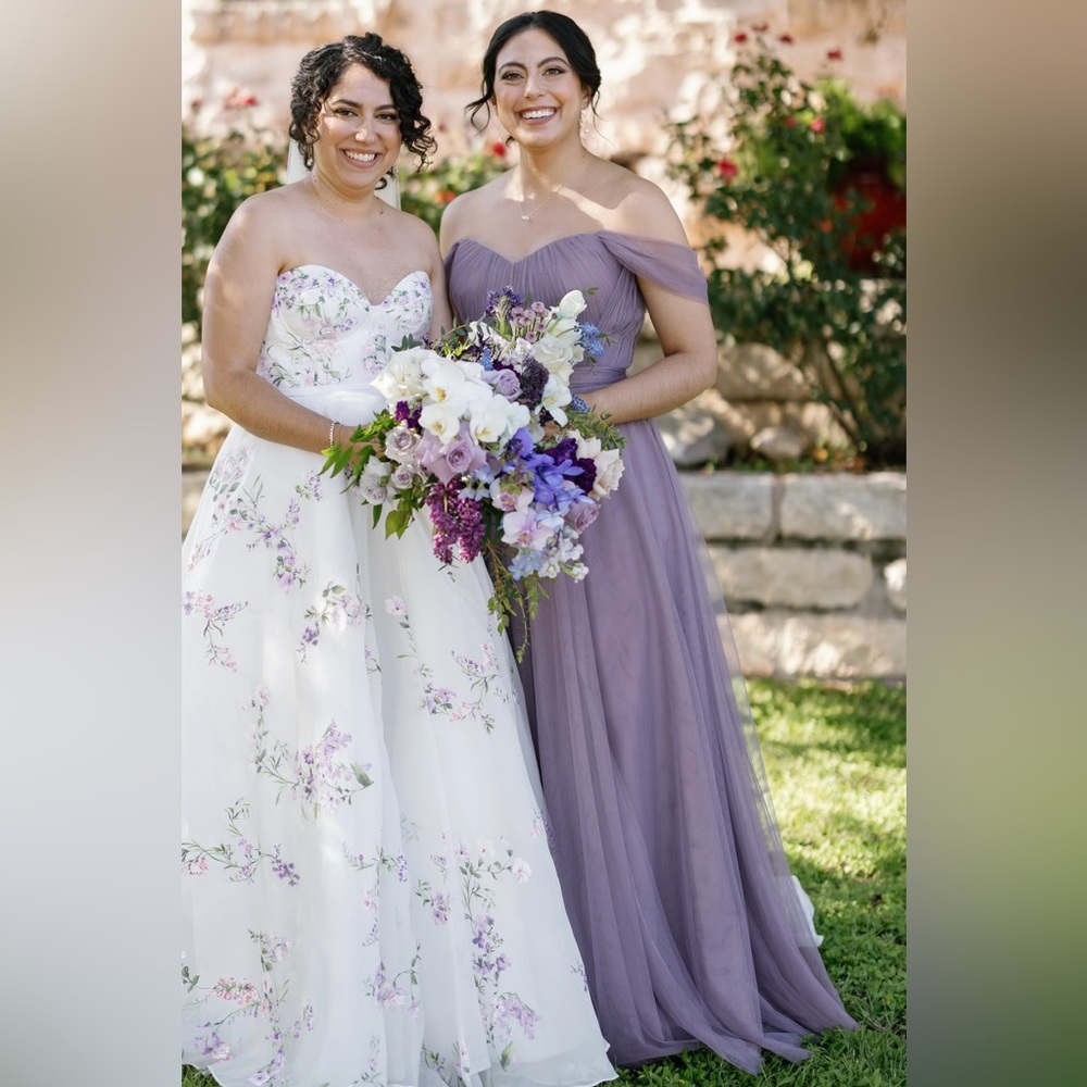 CLEAR OUT PRICE! Revelry Rosalie Tulle Convertible Dress, Wisteria - 12 - Picture 4 of 11